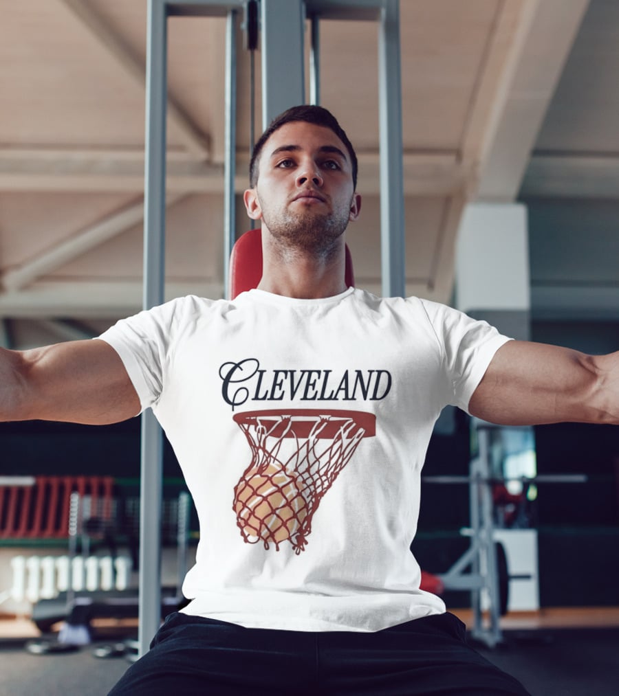 Cleveland Basketball Club Hoop Swish Property Ohio T-Shirt