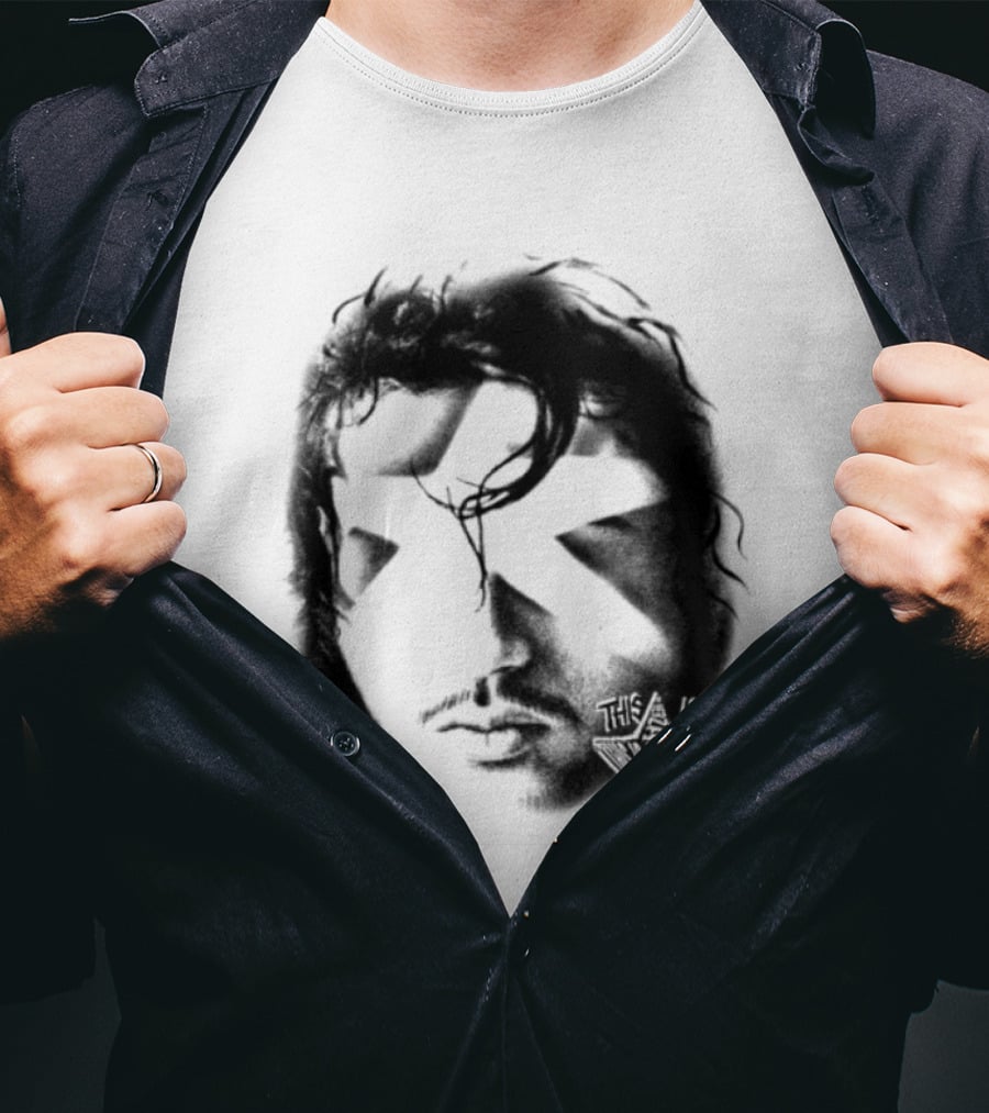 Fuerza Regida Star Face Black T-Shirt