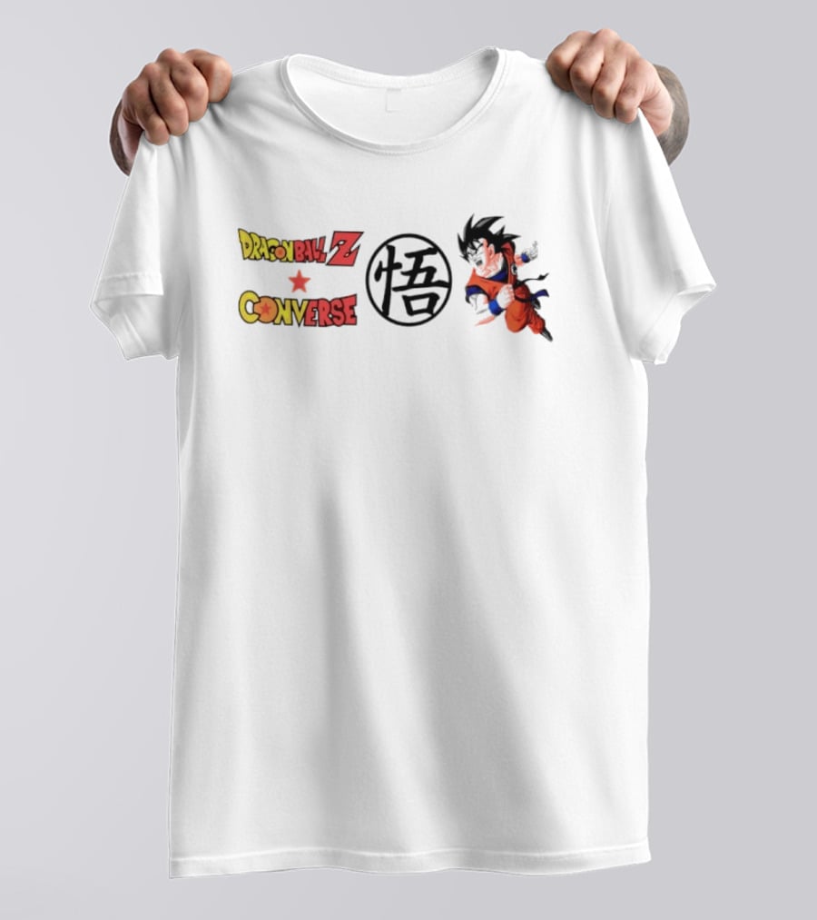Dragon Ball Z Goku Converse Kanji Orange T-Shirt