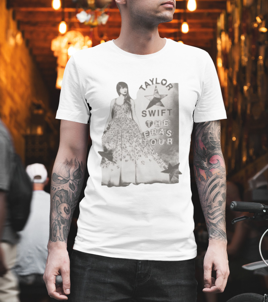 Taylor Swift The Eras Tour Oversized Photo Taylor Swift Store T-Shirt