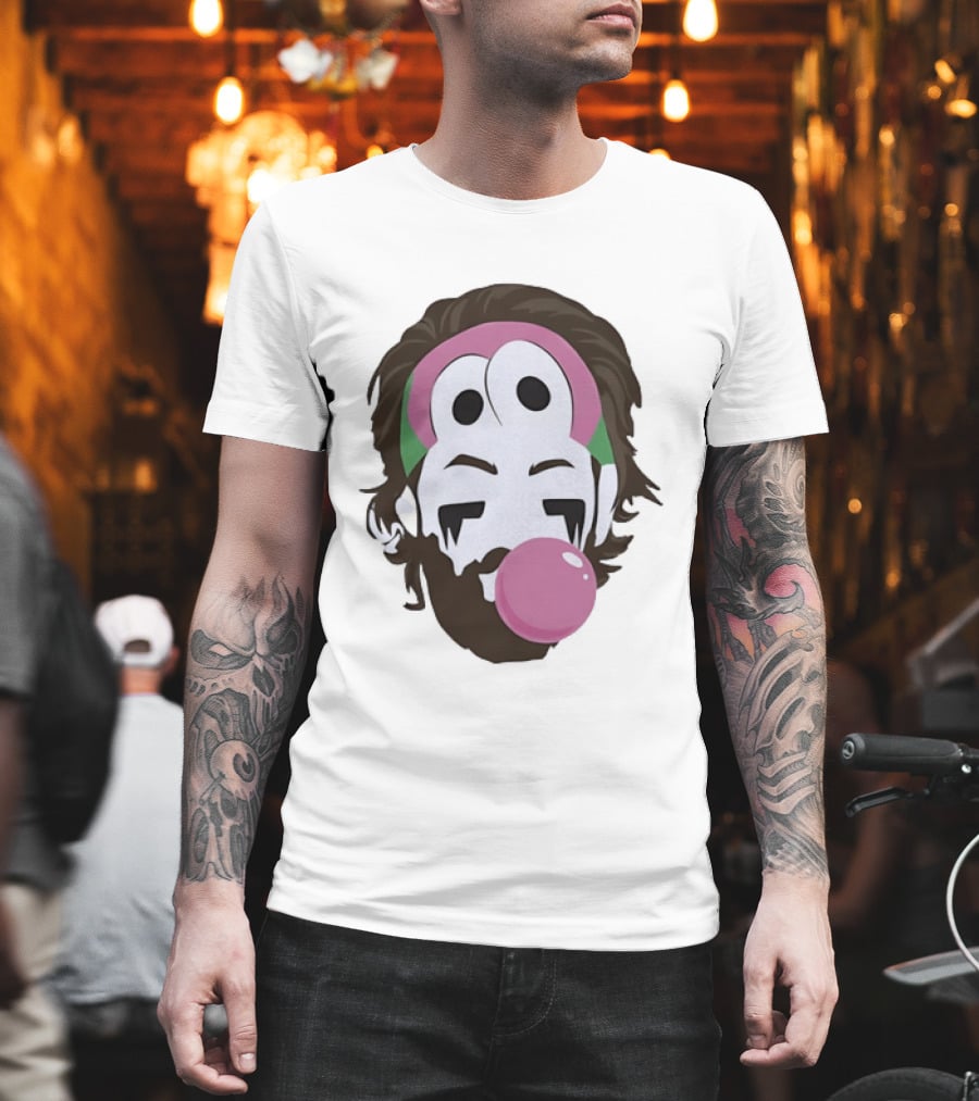 Keanu Reeves Bubblegum Pop Art Cartoon T-Shirt