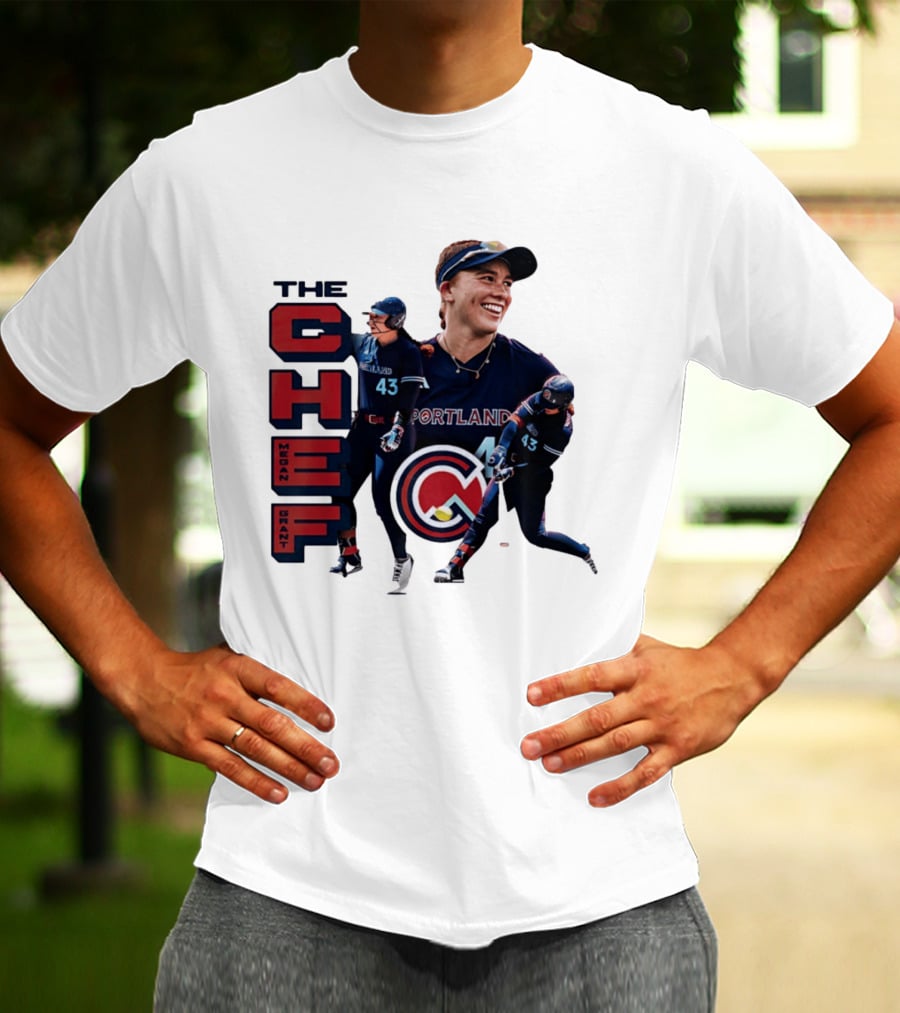 Megan Grant The Chef Portland Cascade Baseball Number 43 T-Shirt