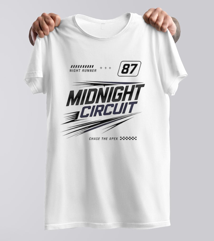 Midnight Circuit 87 Night Runner Chase The Apex T-Shirt