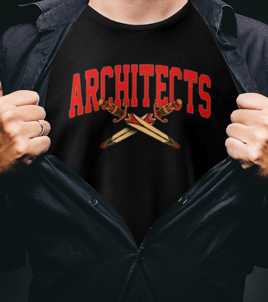 Architects Tiger Knife Black T-Shirt