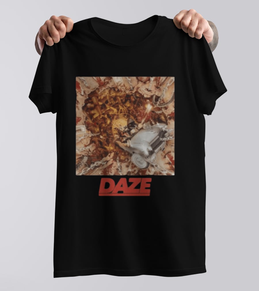 Daze Store Pain Of Truth Shaka Chains And Skeleton Car Rider T-Shirt