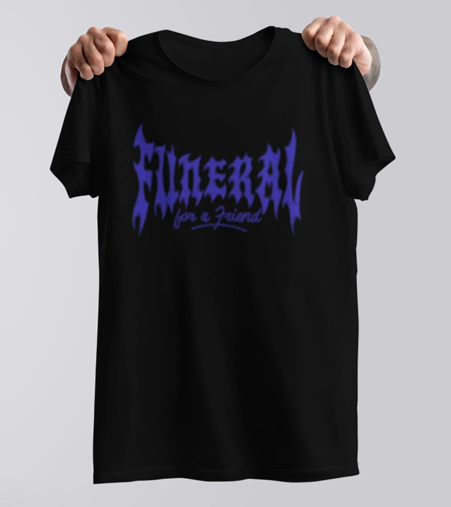 Funeral For A Friend Store Streetcar Title Gothic Blue T-Shirt
