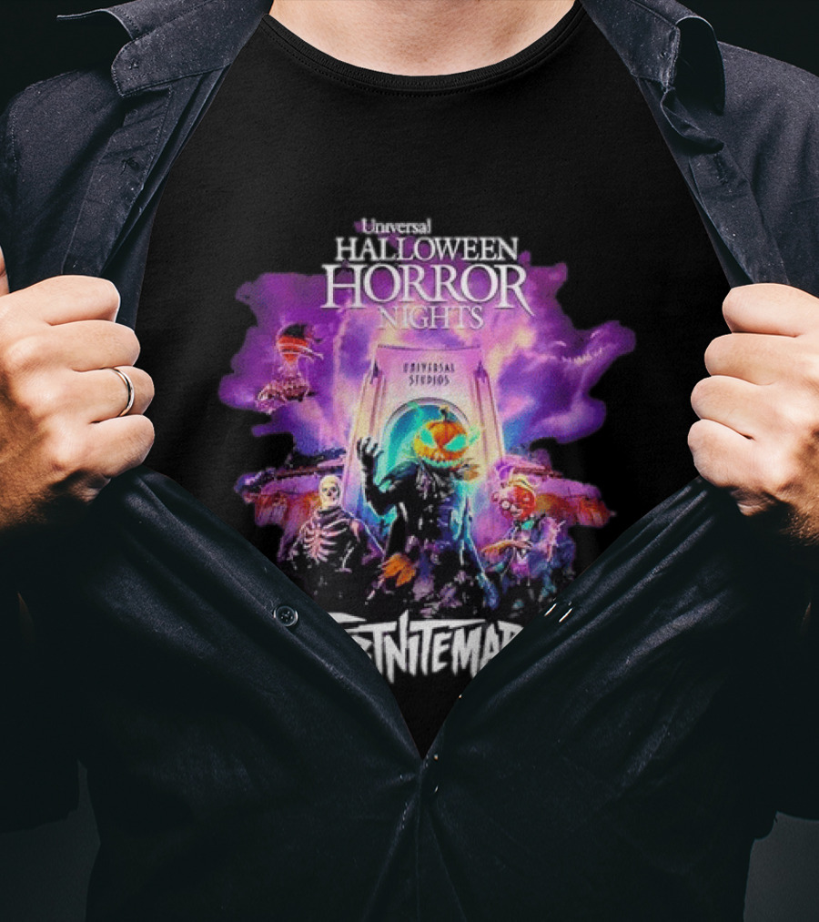 Universal Halloween Horror Nights 2026 Universal Studios Fortnitemares T-Shirt