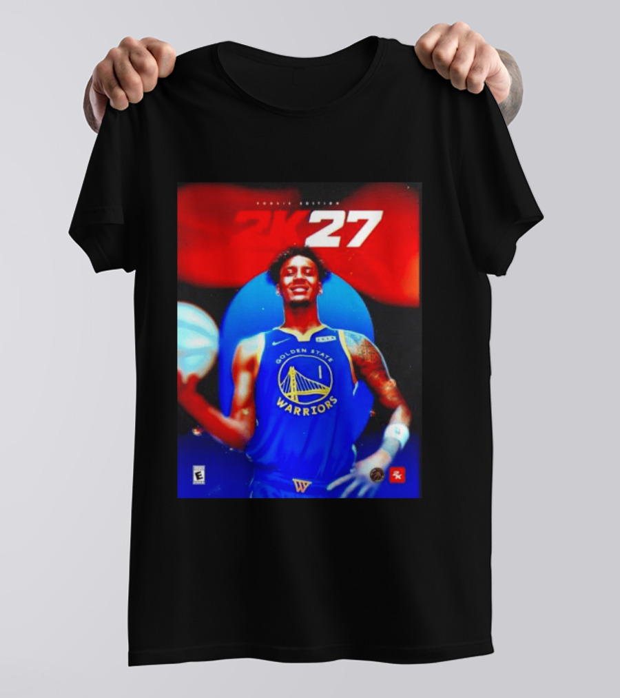 Golden State Warriors NBA 2K27 Rookie Edition Number One Player T-Shirt
