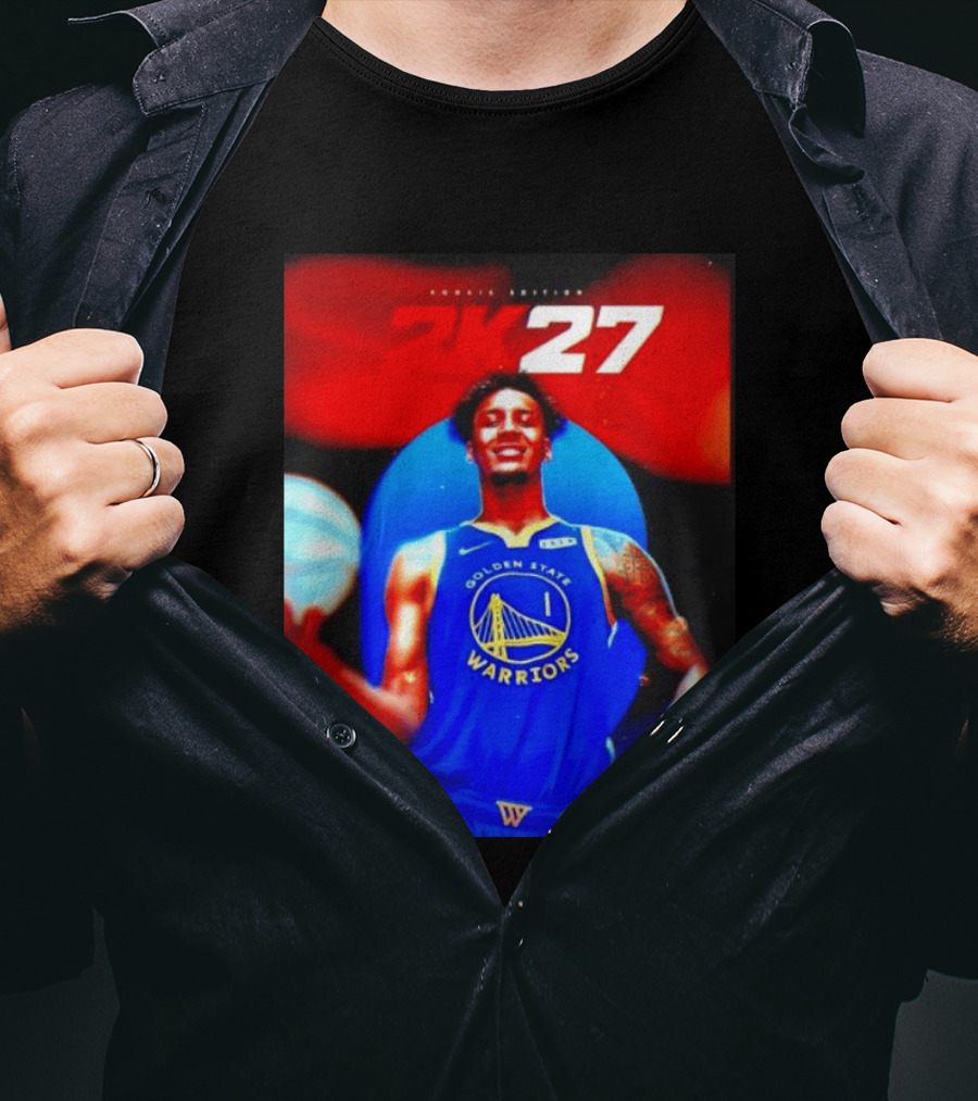 Golden State Warriors NBA 2K27 Rookie Edition Number One Player T-Shirt
