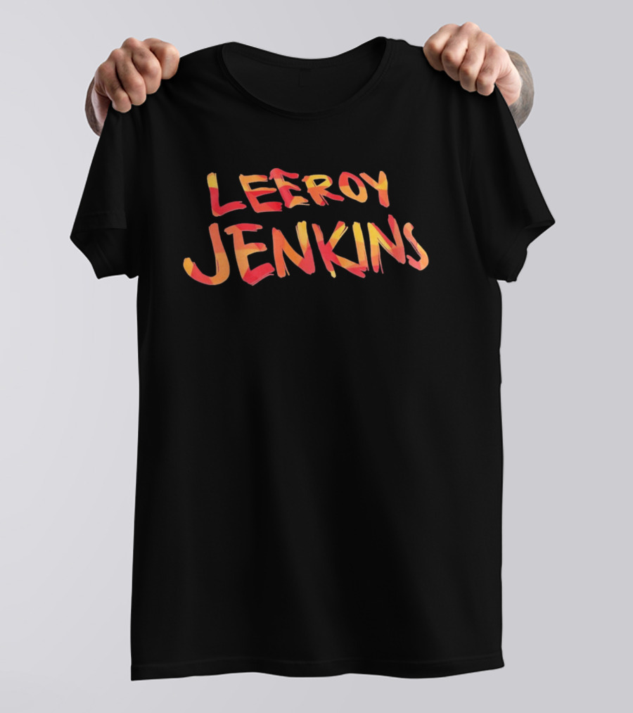 Leeroy Jenkins Meme World Of Warcraft WoW T-Shirt