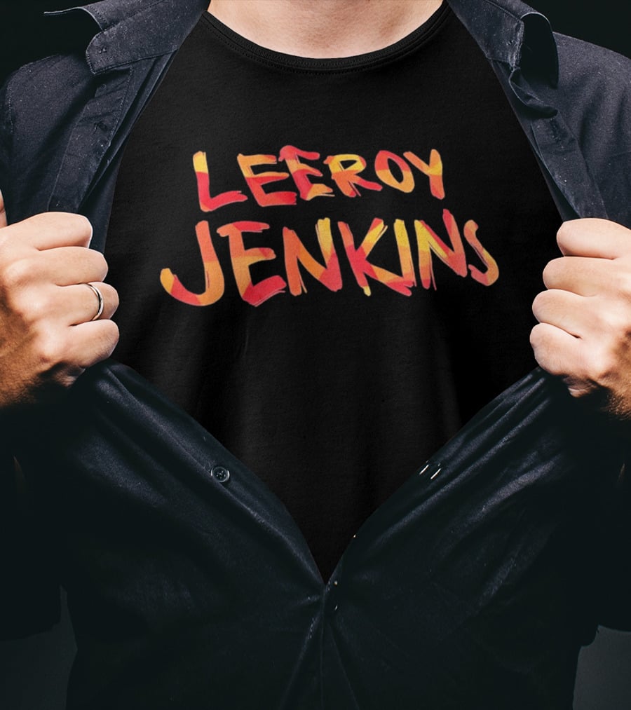 Leeroy Jenkins Meme World Of Warcraft WoW T-Shirt