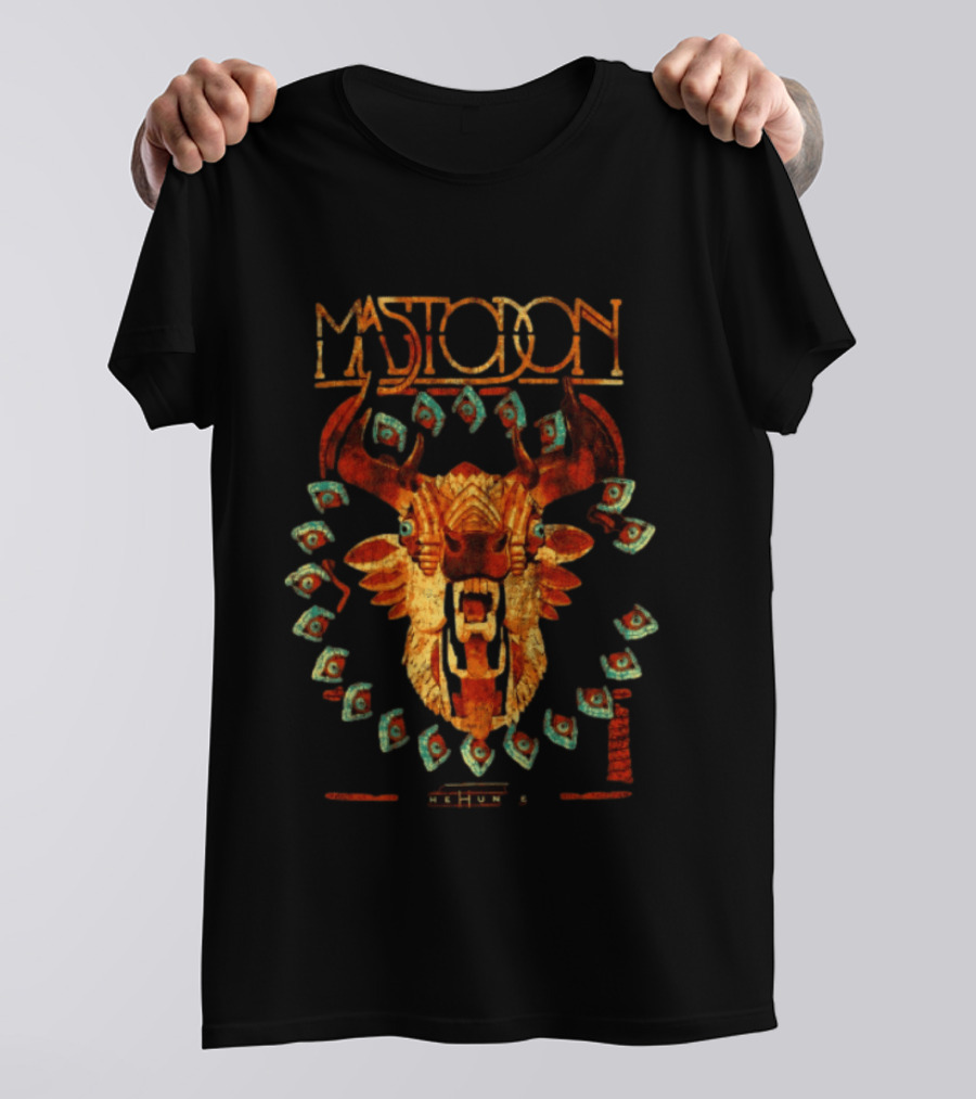 Mastodon Special Bull Skull With Floating Eyes T-Shirt