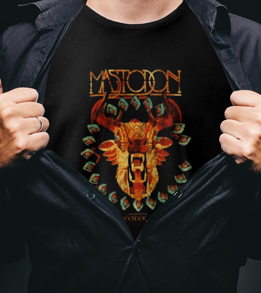Mastodon Special Bull Skull With Floating Eyes T-Shirt