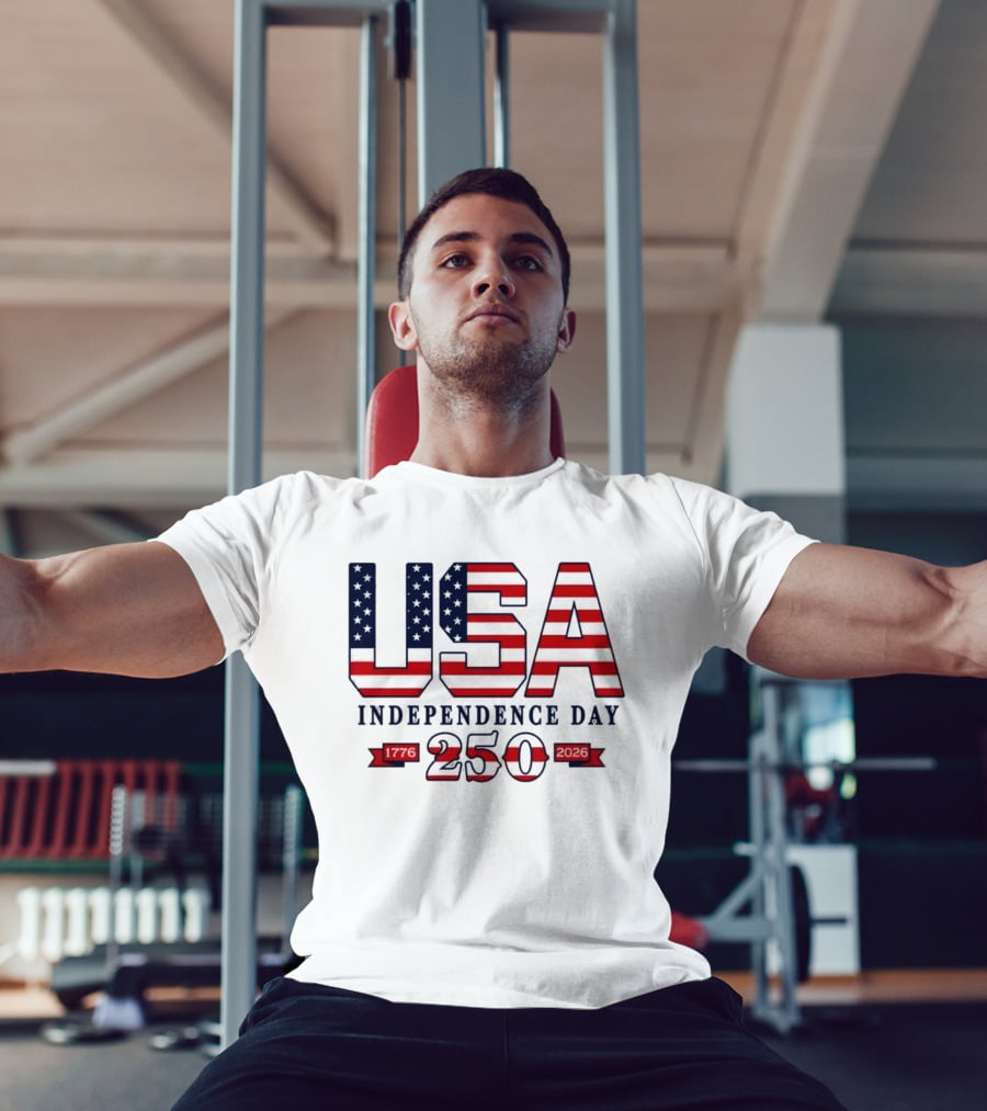 USA Independence Day 250 Made In America 1776 2026 T-Shirt