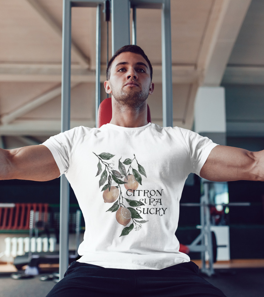 Citron Si Pa Sucky Lemon Botanical Citrus T-Shirt