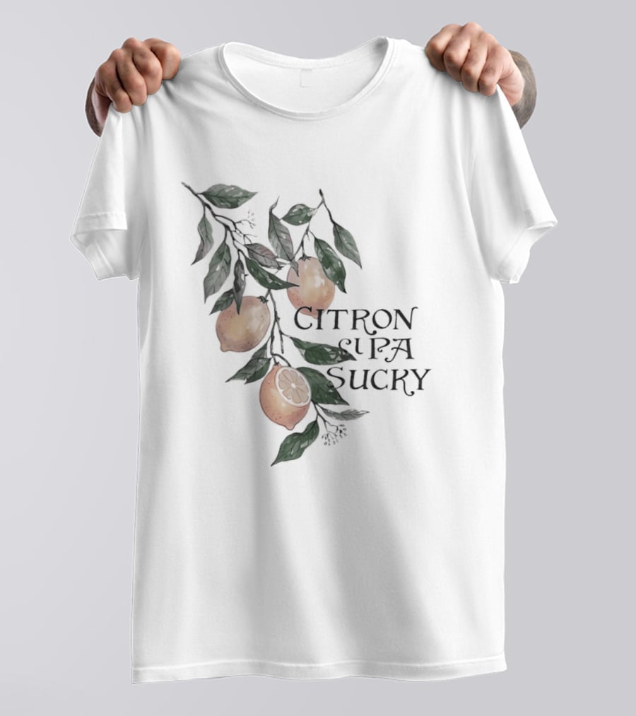 Citron Si Pa Sucky Lemon Botanical Citrus T-Shirt