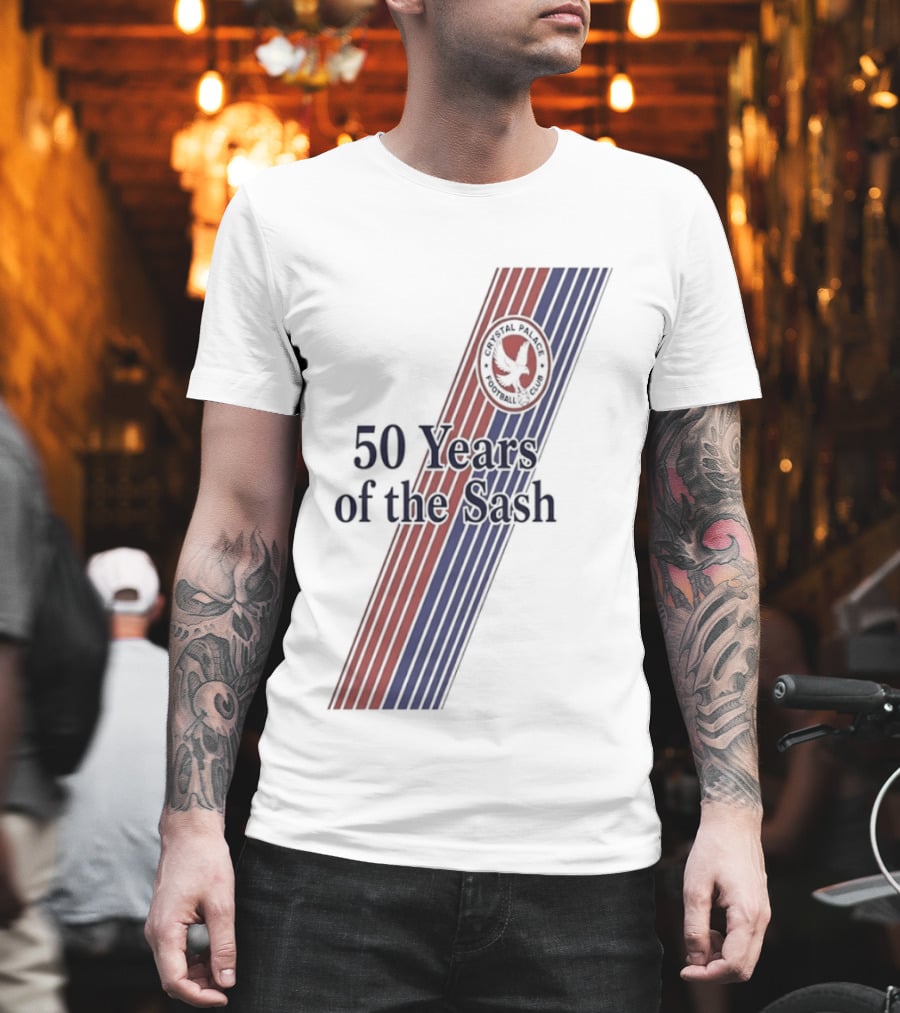 Crystal Palace 50 Years Of The Sash Anniversary Celebration T-Shirt