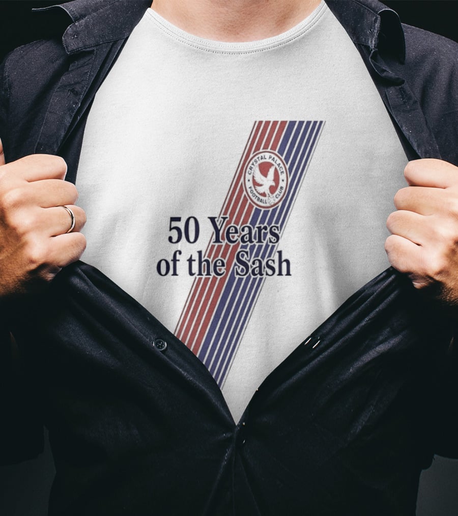 Crystal Palace 50 Years Of The Sash Anniversary Celebration T-Shirt