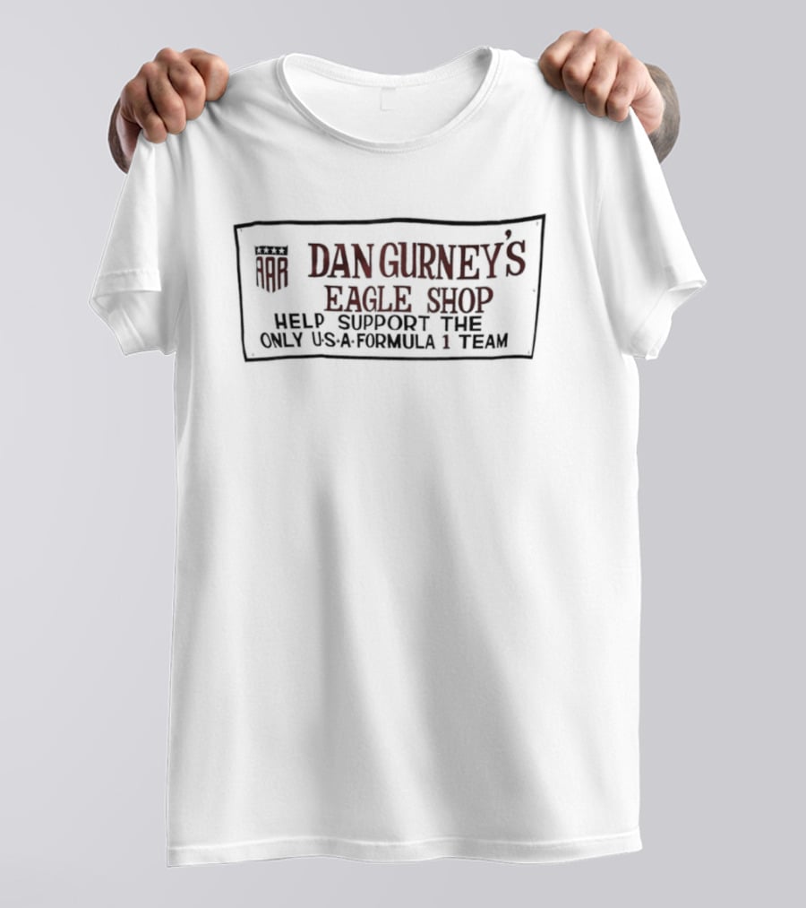 Dan Gurney's Eagle Shop Support Only USA Formula 1 Team T-Shirt