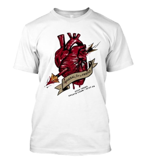 Funeral For A Friend Heart 2008 Those Upon Hope 25.02.08 T-Shirt