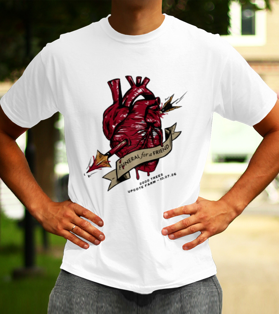 Funeral For A Friend Heart 2008 Those Upon Hope 25.02.08 T-Shirt