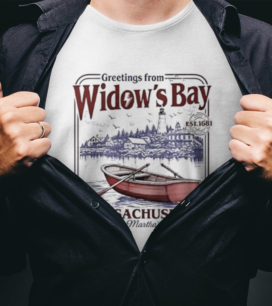 Greetings From Widow's Bay Massachusetts The Next Martha's Vineyard T-Shirt