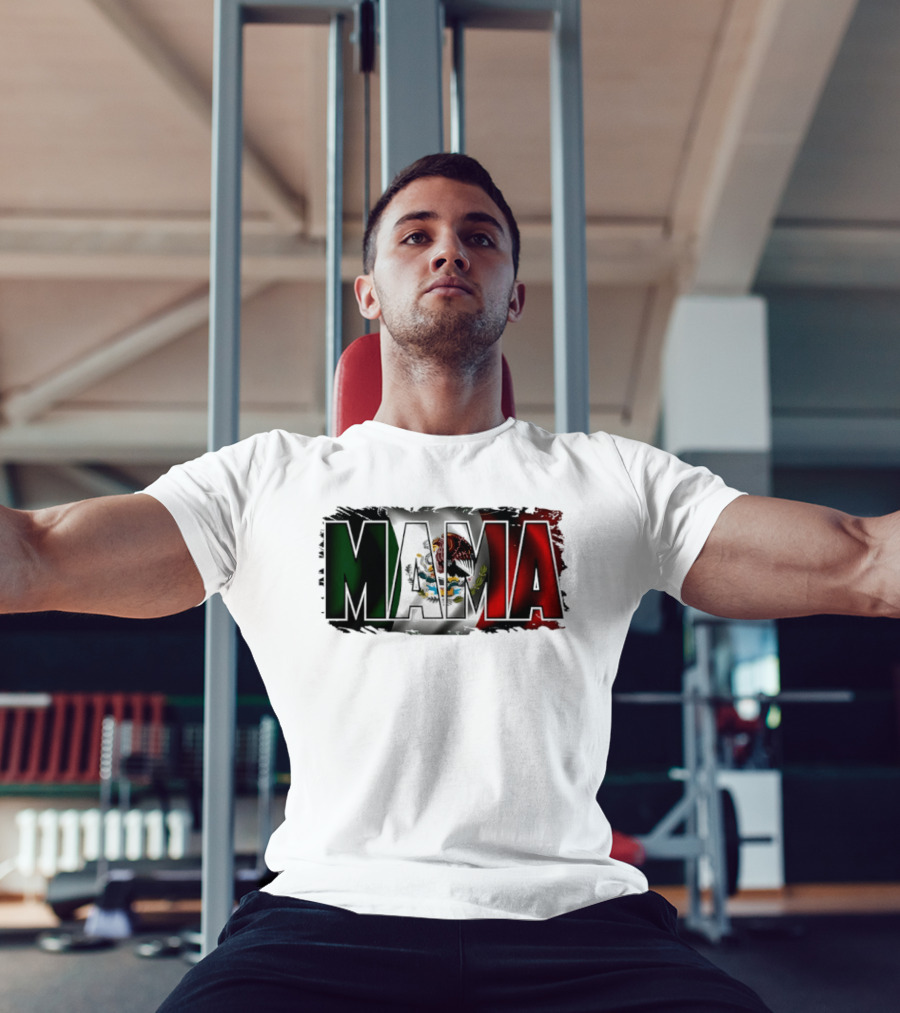 Mama Mexico Mexican Flag National Pride T-Shirt