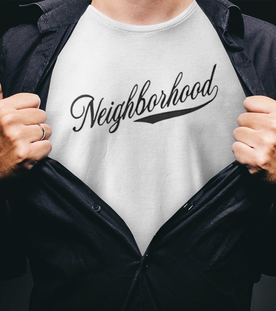 Neighborhood Script Streetwear T-Shirt
