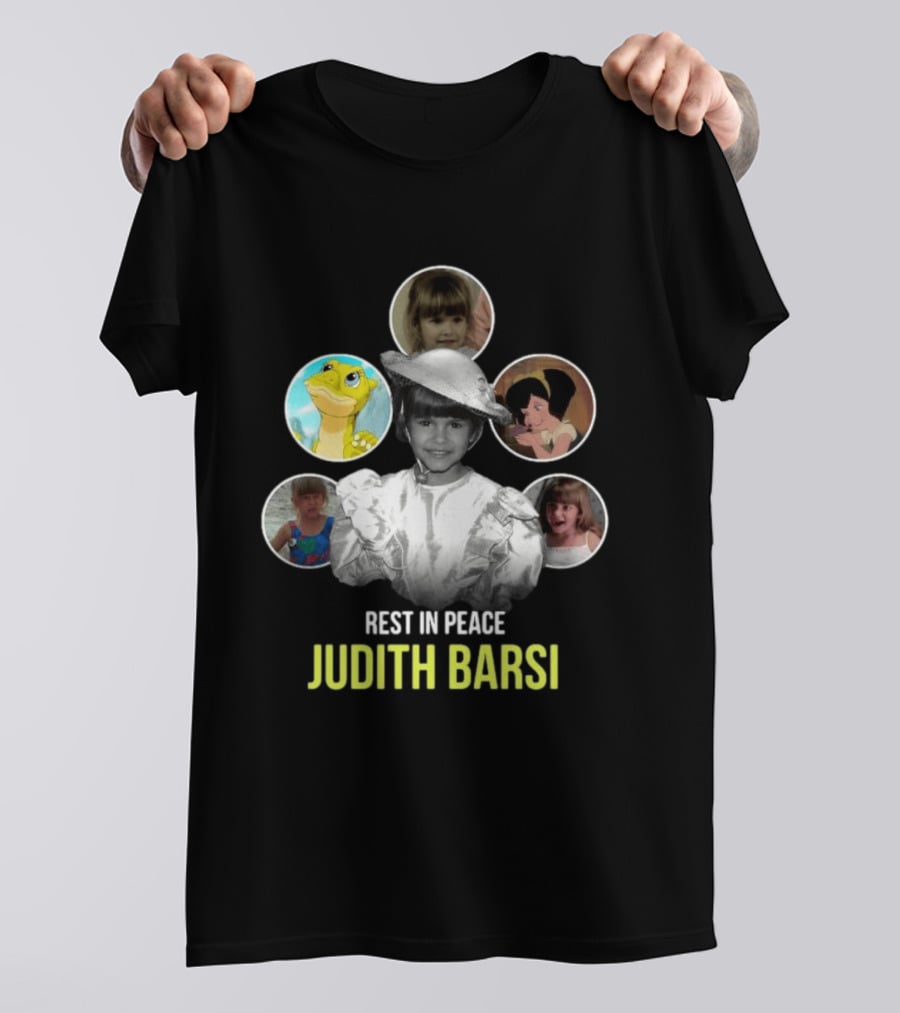 Rest In Peace Judith Barsi Tribute With Memorable Childhood Images T-Shirt