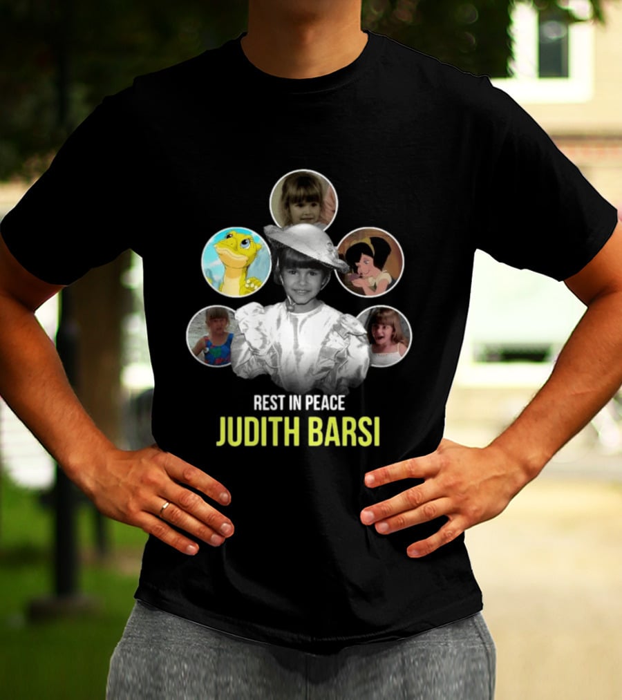 Rest In Peace Judith Barsi Tribute With Memorable Childhood Images T-Shirt