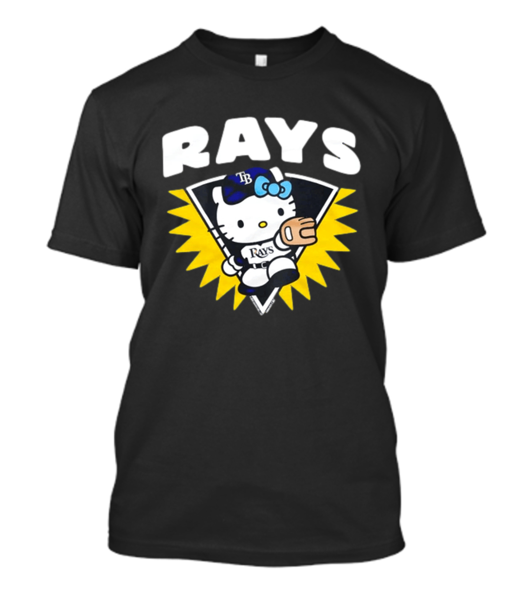 Hello Kitty Tampa Bay Rays Baseball Collaboration T-Shirt