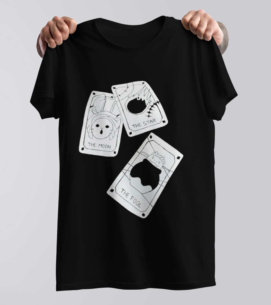 Studio Ghibli Tarot Cards The Moon The Star The Fool Collection T-Shirt