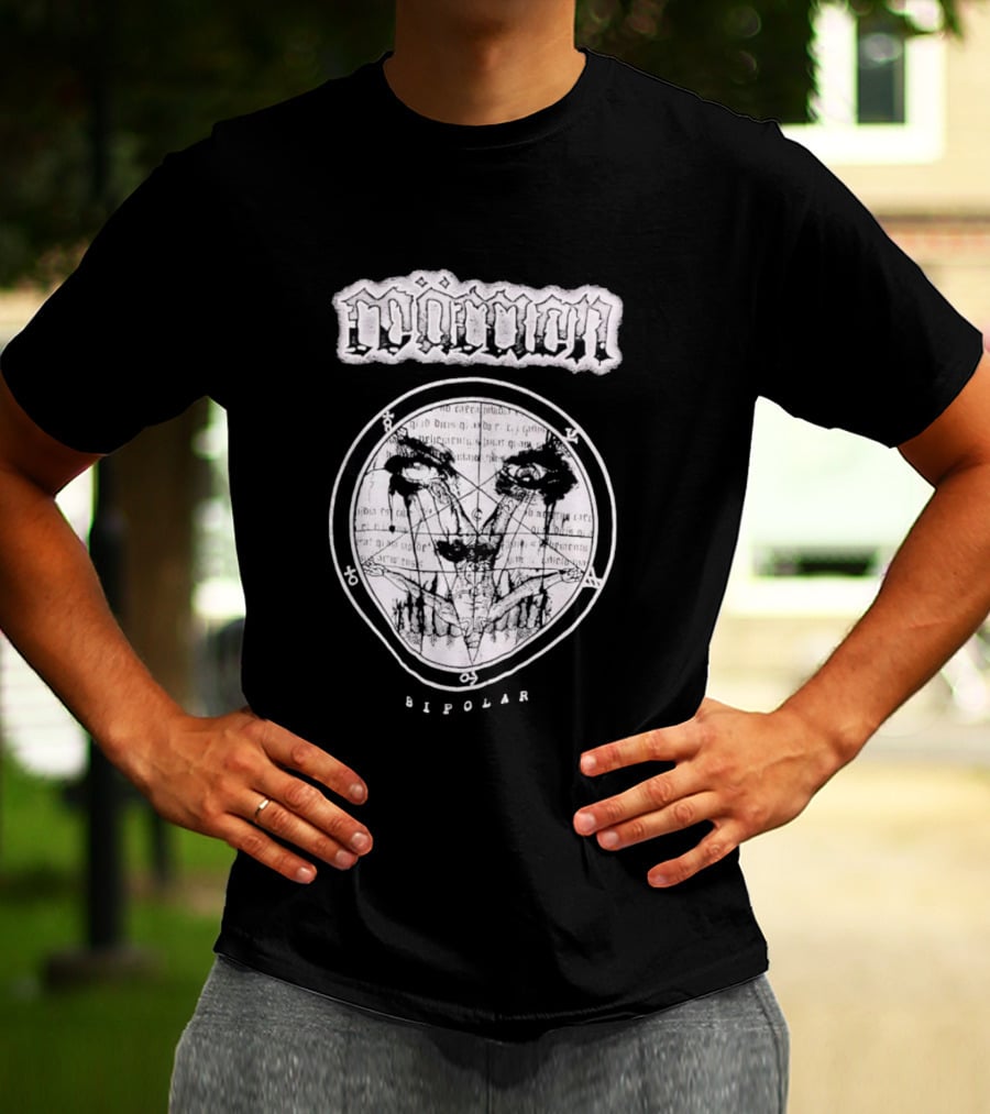 Moment Bipolar Occult Pentagram Gothic Metal Eyed T-Shirt