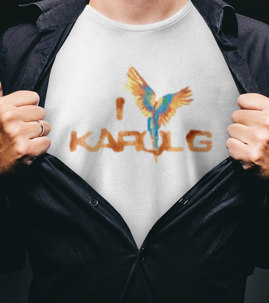 I Love Karol G Parrot Bird T-Shirt
