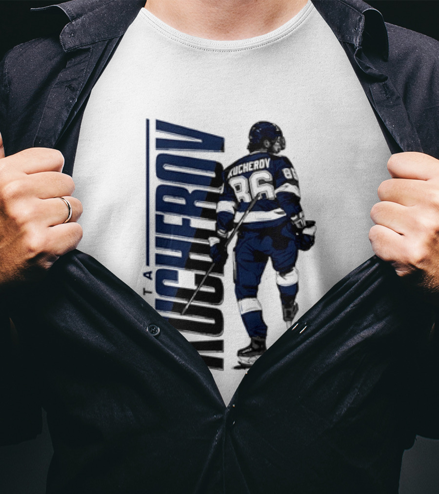 Nikita Kucherov Tampa Bay Lightning NHL Player Skating Number 86 T-Shirt