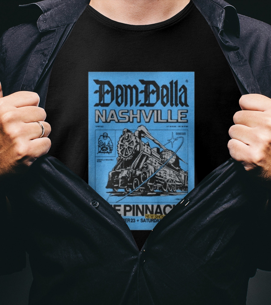 Dom Dolla Nashville The Pinnacle 2026 Final Tix New Show Added October 23 24 T-Shirt