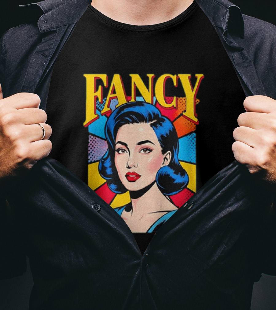 Fancy Pop Art Comic Woman T-Shirt