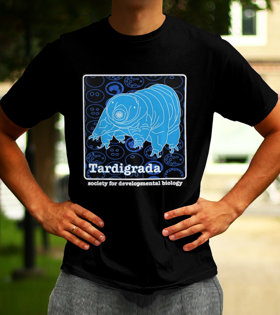 Tardigrada Society For Developmental Biology Blue Water Bear T-Shirt