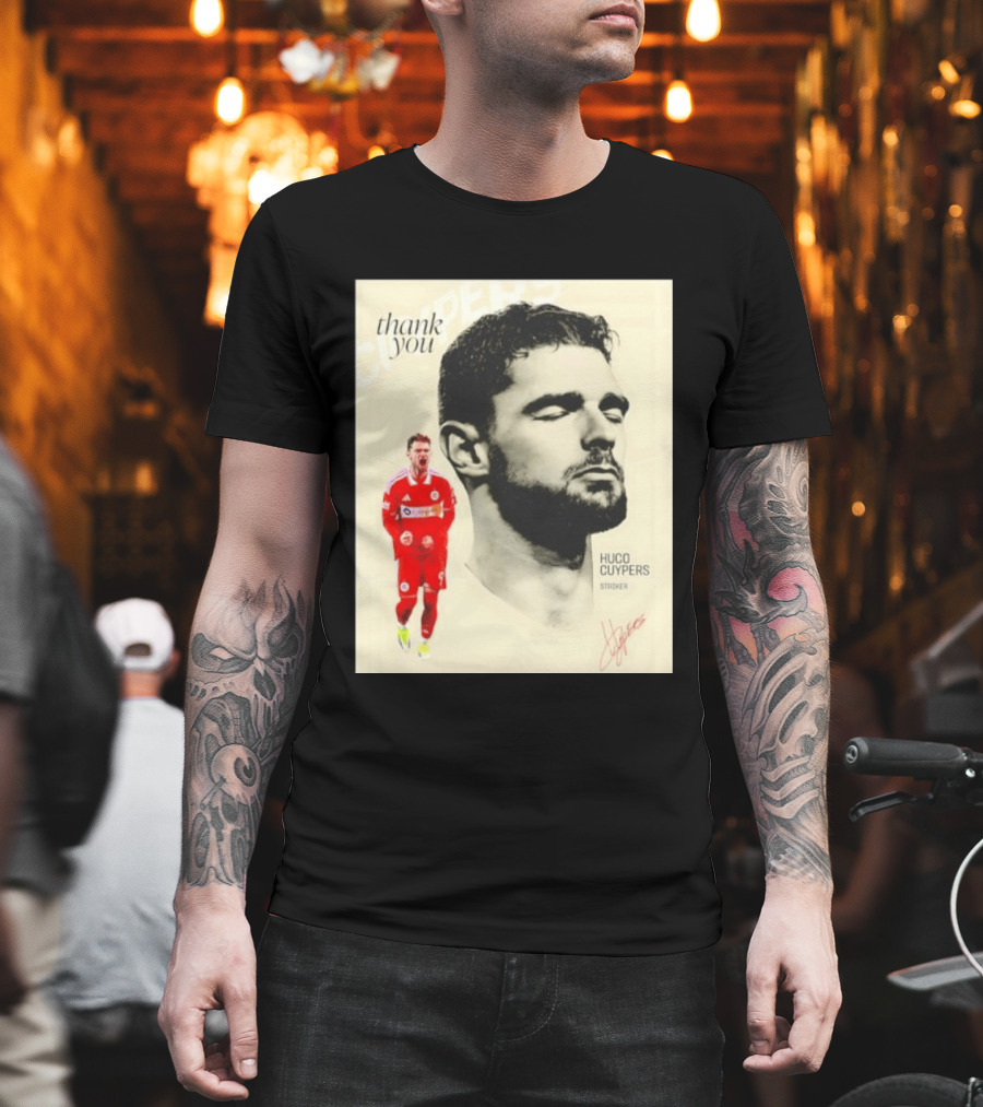 Hugo Cuypers Striker Thank You Chicago Fire FC T-Shirt