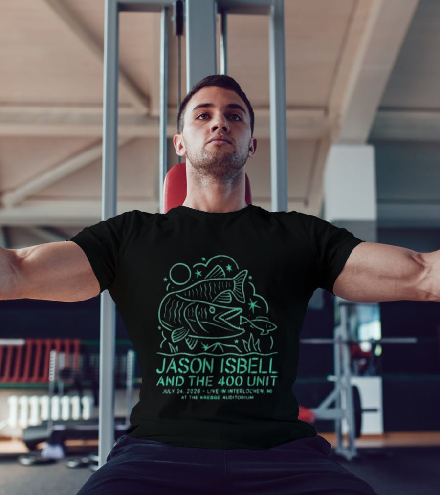 Jason Isbell And The 400 Unit Live Interlochen MI July 24 2020 Kresge Auditorium T-Shirt