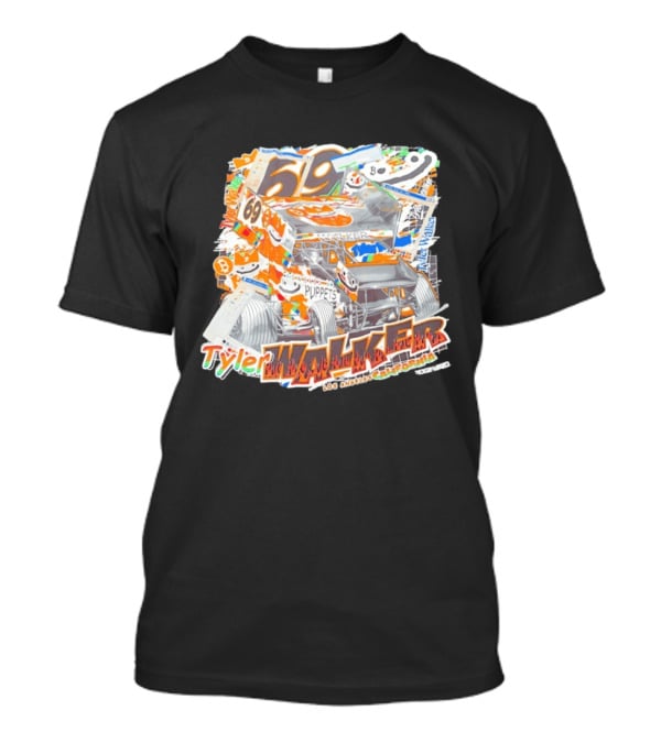Tyler Walker No69 Sprint Car Puppets Los Angeles California T-Shirt