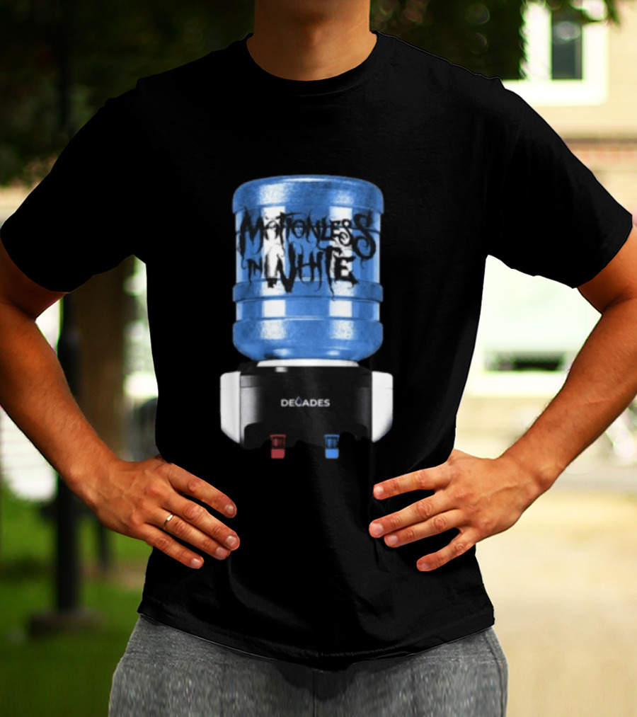 Motionless In White Coworker Band Of The Year Blue Water Cooler Decades T-Shirt