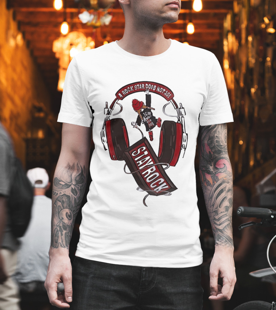 Stay Rock A Rock Star Does Not Age Music Lover T-Shirt