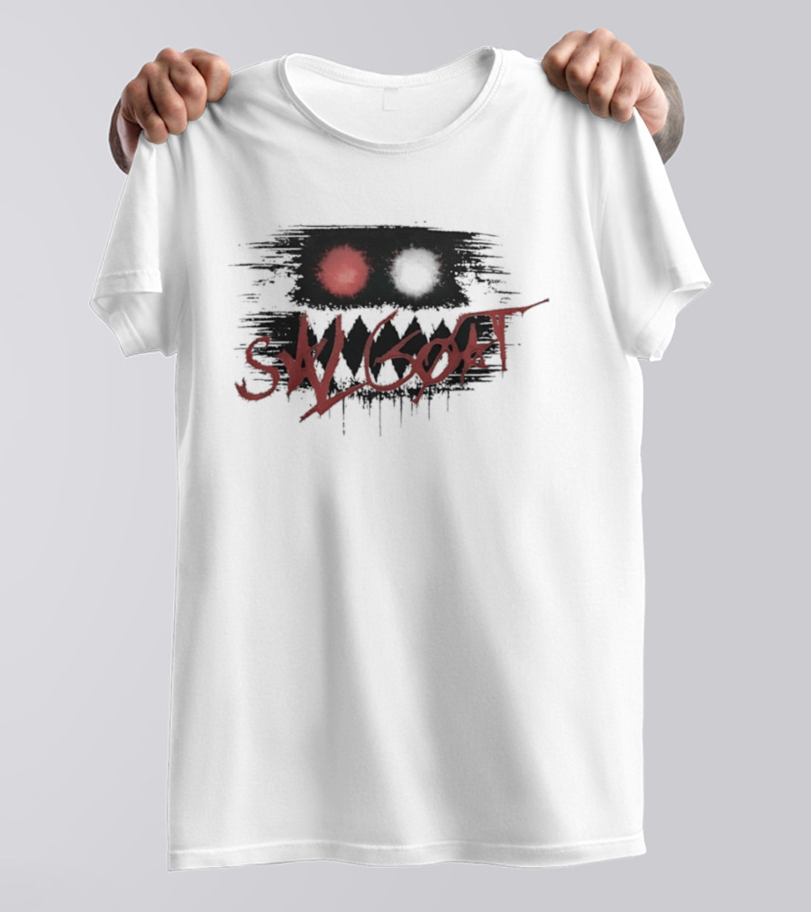 SK Goat Distressed Streetwear Urban Edgy Graffiti T-Shirt