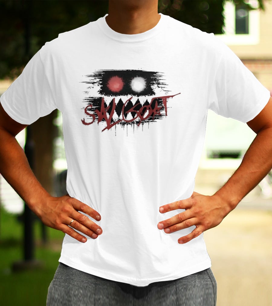 SK Goat Distressed Streetwear Urban Edgy Graffiti T-Shirt