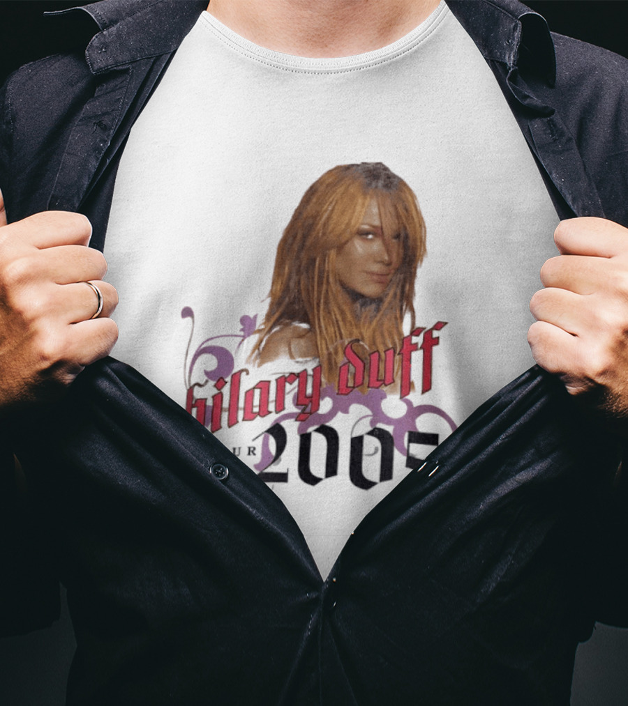 Hilary Duff Tour 2005 Y2K Vintage Style Nostalgia Pop T-Shirt