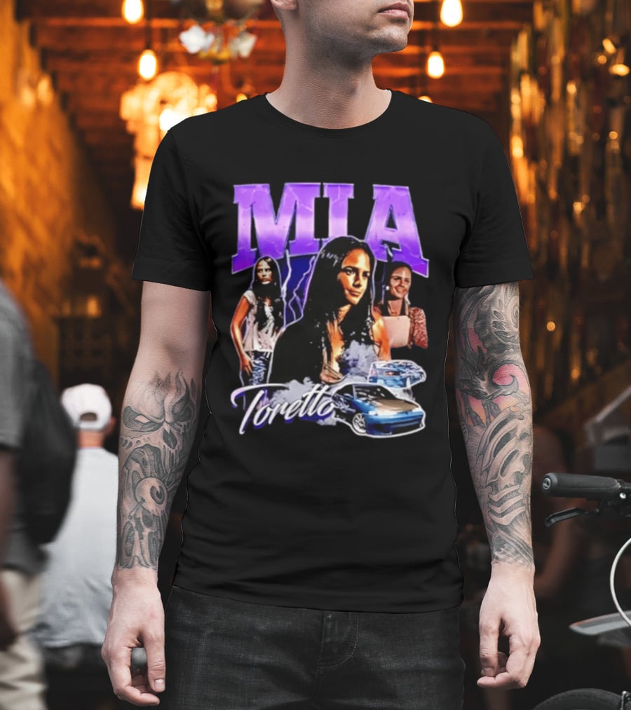 Mia Toretto Fast And Furious Movie Character Car Scene T-Shirt