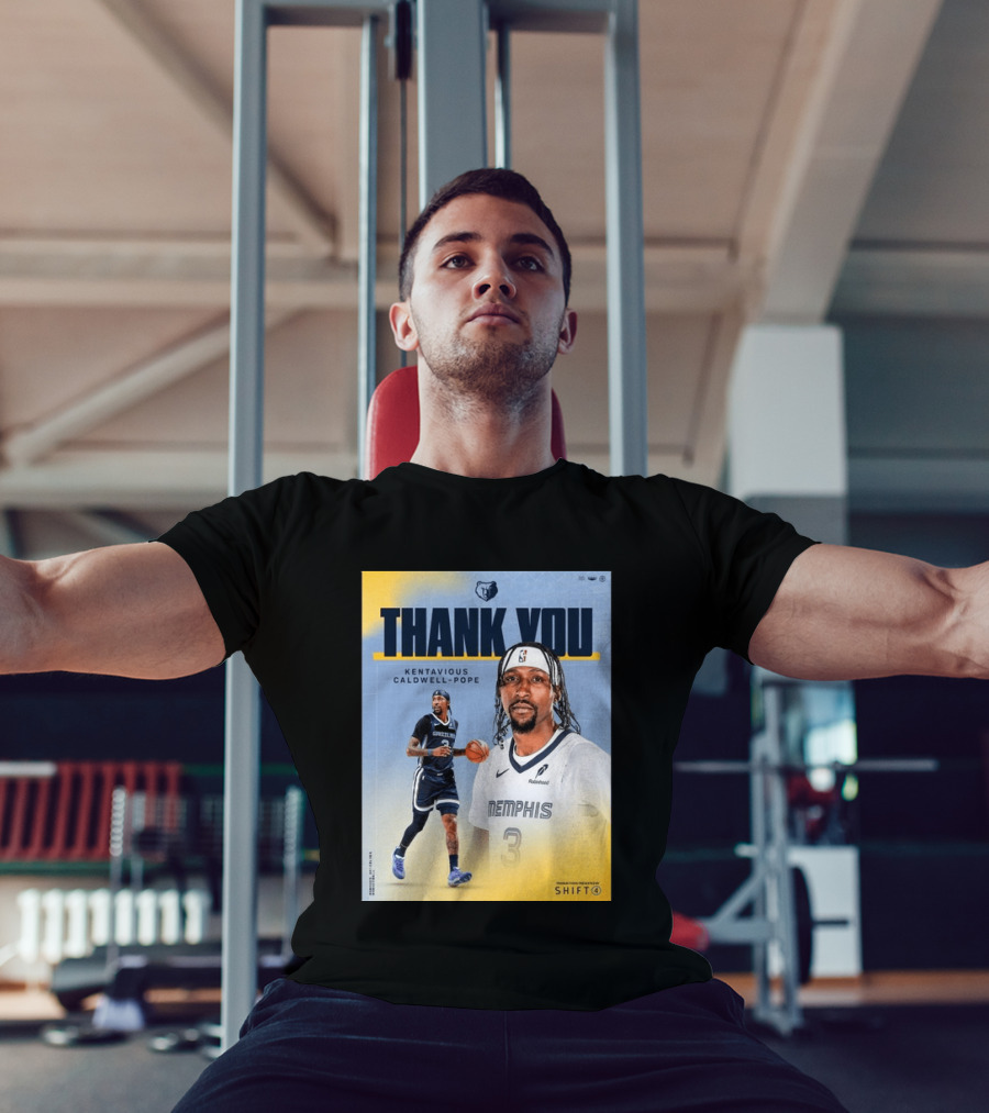 Thank You Kentavious Caldwell Pope Memphis Grizzlies Basketball 3 NBA Fan T-Shirt