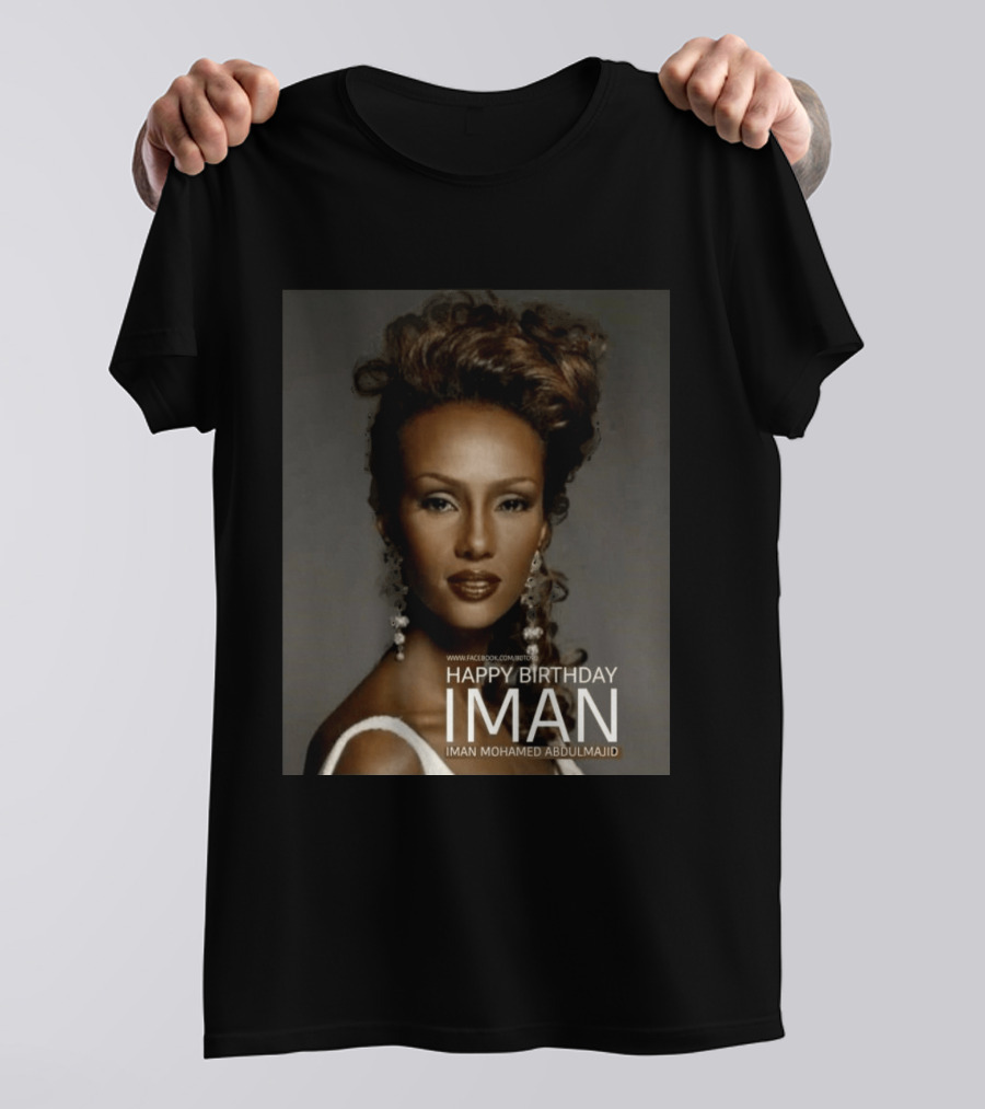 Happy Birthday Iman Mohamed Abdulmajid Celebration T-Shirt