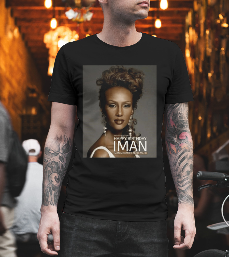 Happy Birthday Iman Mohamed Abdulmajid Celebration T-Shirt